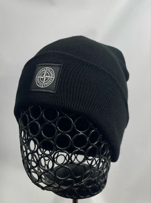 Шапка мужская в черном цвете фасон удлиненая лопата хороший выбор