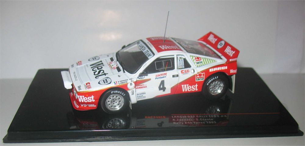Ixo - Lancia 037 Evo2 WEST - Ypres 24 Hours Rally 1985 - Andrea Zanussi