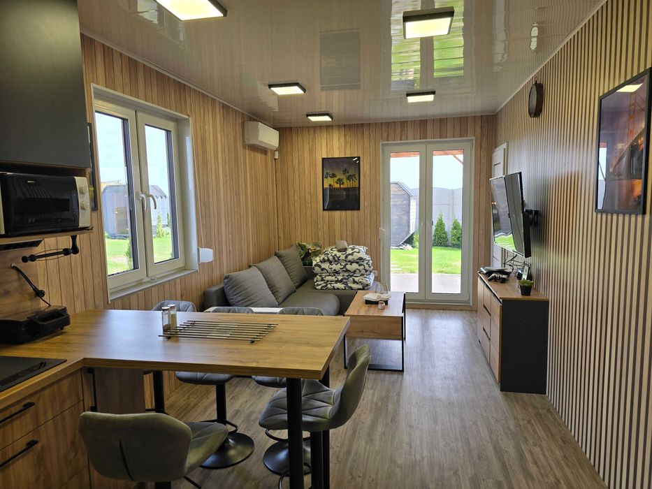 Powidz Domek domki z Sauną Jacuzzi Grill Pizza Ognisko