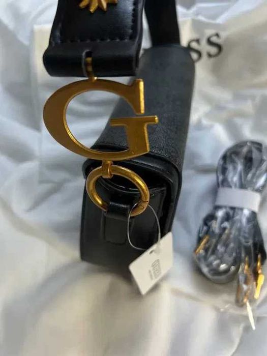 Жіноча трендова сумка guess saddle bag