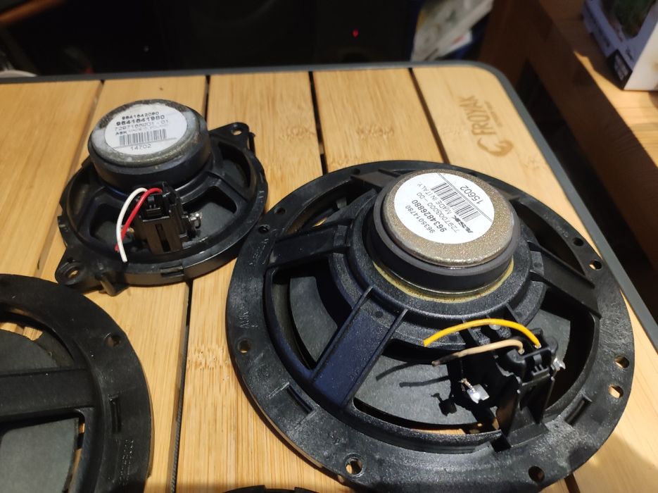 Głośniki samochodowe , koszyki i mocowania Peugeot 206 CC