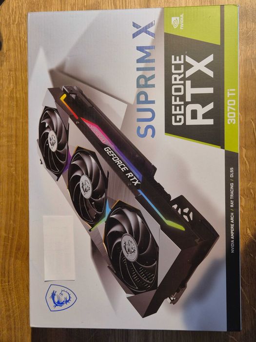 MSI GeForce RTX 3070 Ti SUPRIM X 8G | Stan Idealny | Komplet