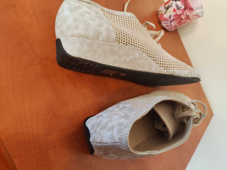 Piękne buty sportowe sneakersy skóra Premium 11 Amalfi by Rangoni