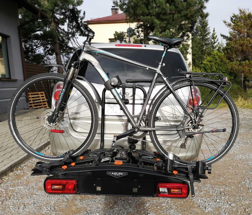 Platforma rowerowa na hak na 4 rowery Aguri Active BIke 3+1 Black