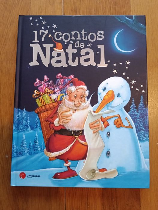 Livro ilustrado 17 contos de Natal