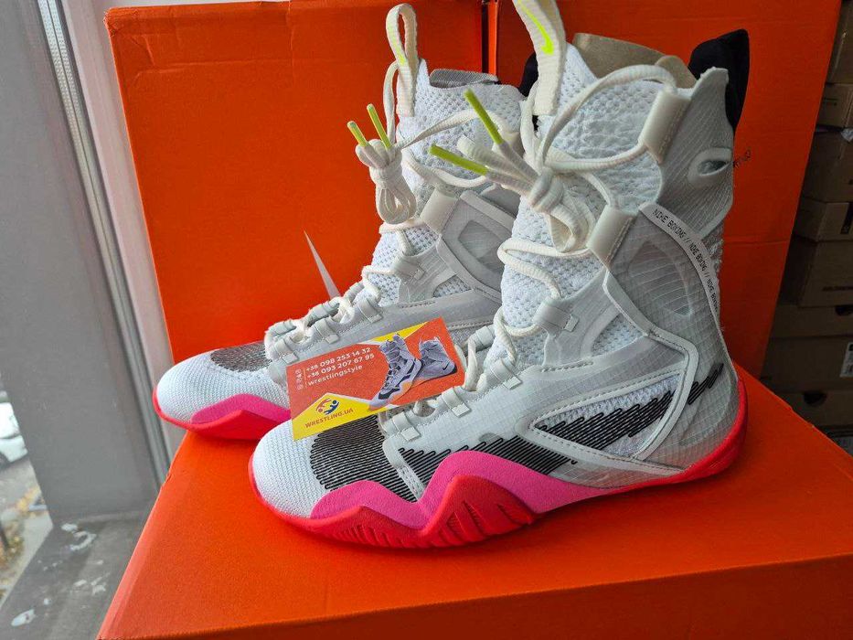 Боксерки Nike Hyperko 2, чорні. Взуття для боксу оригінал Nike