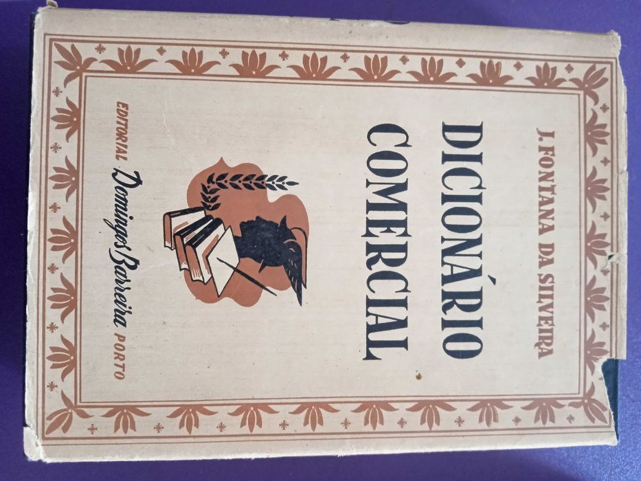 Dicionário Comercial 1945 J. Fontana da Silveira