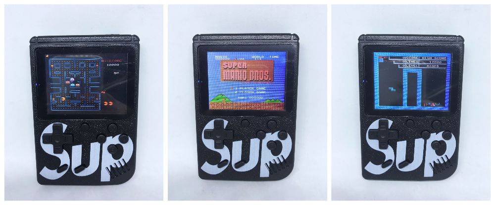 Consola de jogos portátil tipo Game Boy com comando - 400 jogos em 164740296255233121