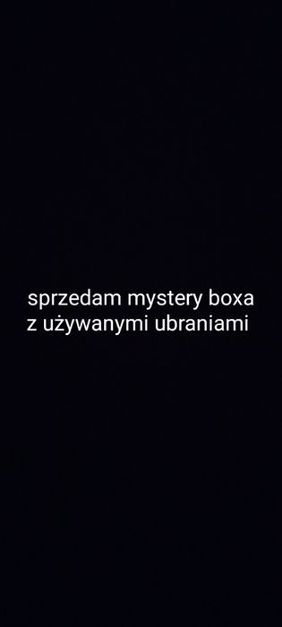 Mystery box z ubraniami