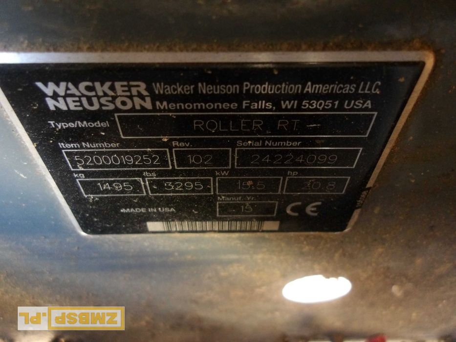 Walec okołkowany zdalnie sterowany Wacker Neuson RT82-SC3 Ammann Bomag