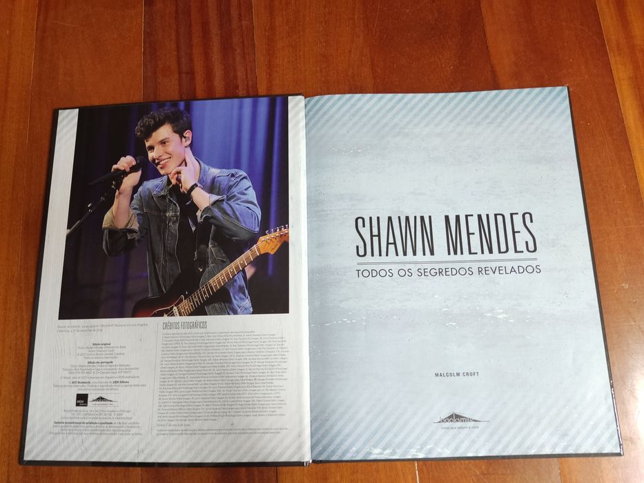 Livro Shawn Mendes