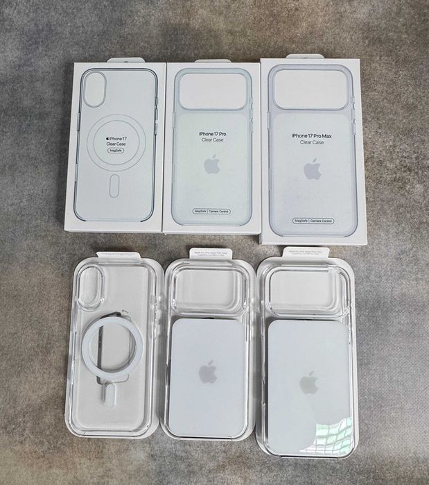 Чохол Clear Case MagSafe з кнопкою + Animation iPhone 17 17 Pro Max