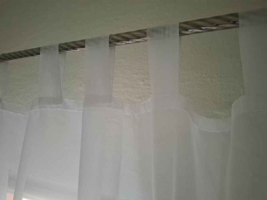 Тюль білого кольору, 1 шт.