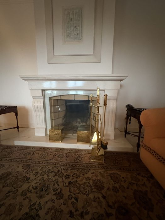 Tapa fagulhas para lareira e respectivos acessorios