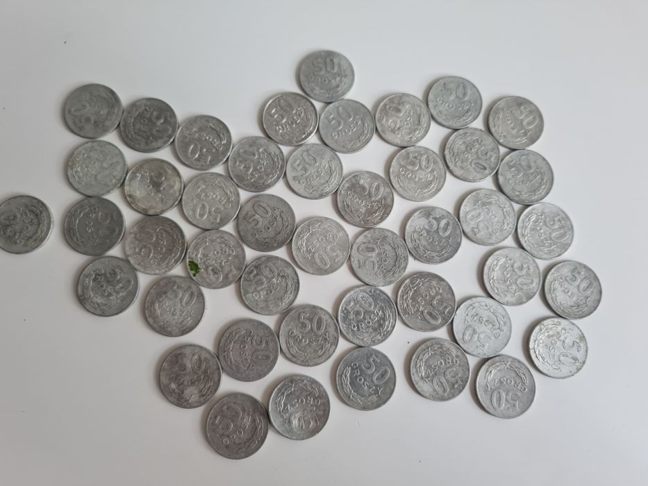 50gr monety prl 45szt od 1971r monety