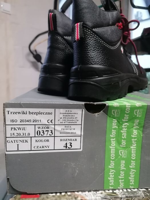 Buty bhp rozmiar 43 nowe