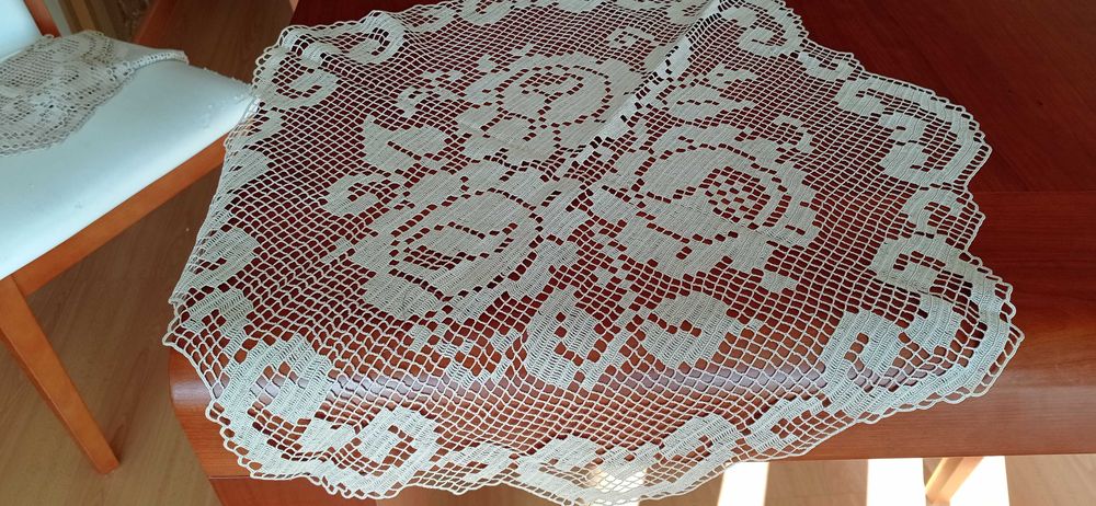 Panos de quarto em renda (crochet)