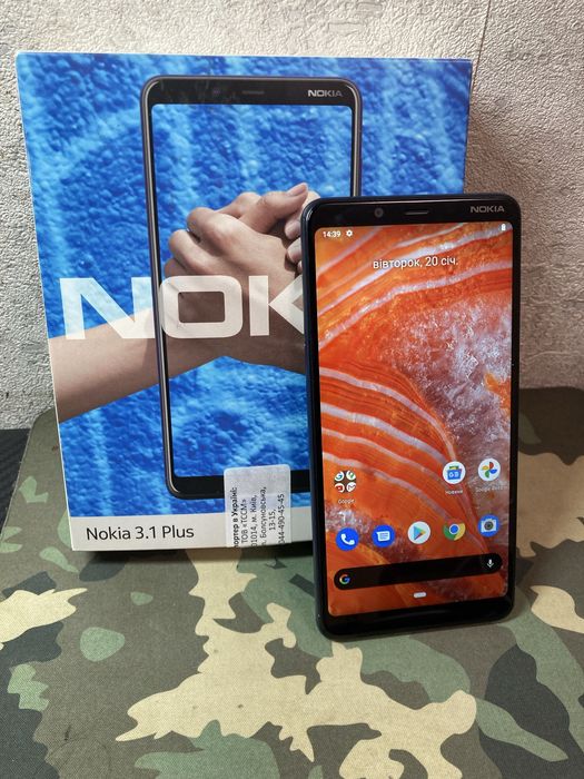 Смартфон Nokia 3.1 Plus, 3/32 GB, повністю робочий!