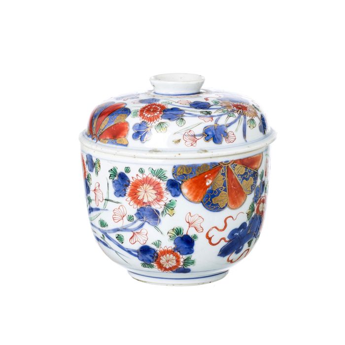 Porcelana oriental - Pote com tampa - Companhia das Índias