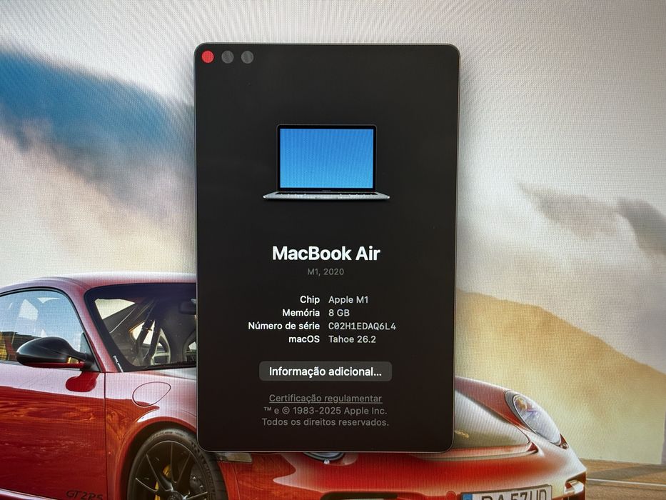 MacBook Air M1 2020 8GB 256SSD
