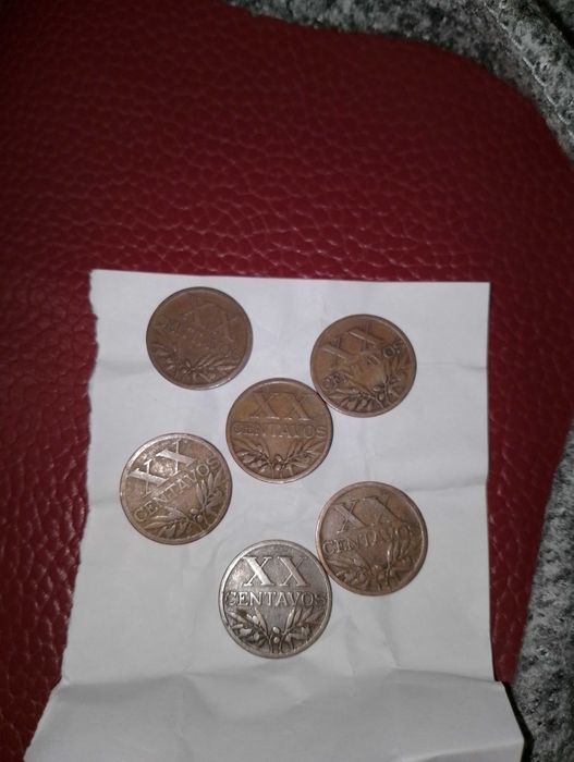 Moedas XX centavos bronze 1942