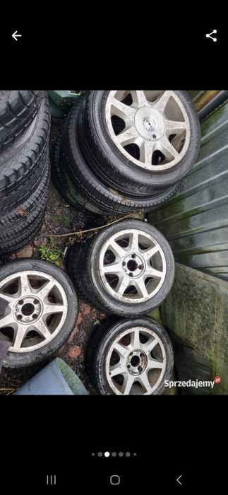 Alufelgi 15 4x108 Escort Sierra Cosworth RS ST STI 4 Dekielki Focus WX