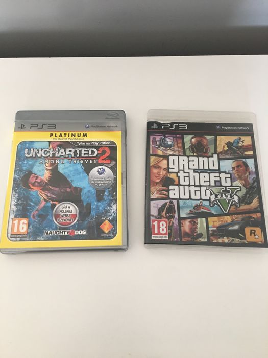 Gra ps3 Uncharted 2 i GTa V