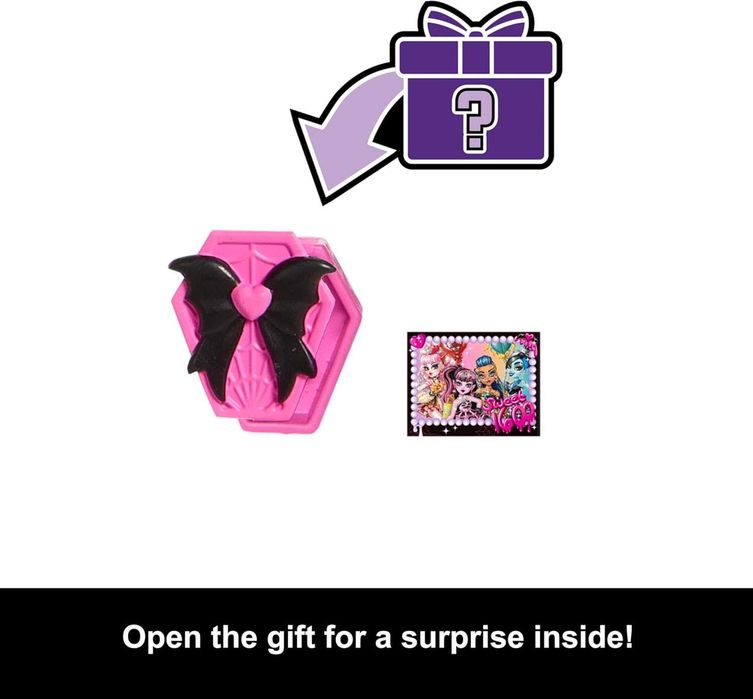 Лялька Монстер Хай Дракулаура Дракулора g3 Monster High солодкий день народження BJBG74