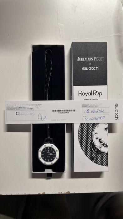 Swatch x Audemars Piguet Royal Pop Ocho Negro
