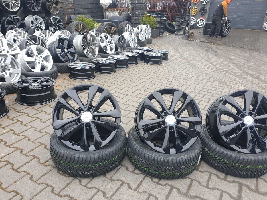 Felgi aluminiowe Mercedes 17" 5x112 7j et48,5 Vw Skoda Seat Bmw itp.