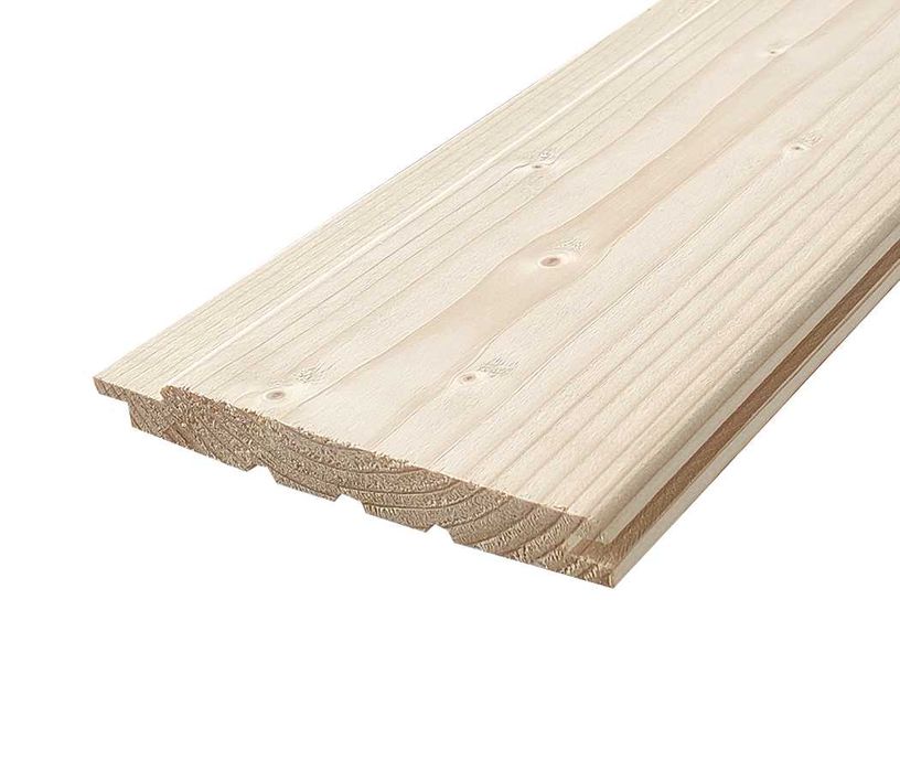 Deska podbitkowa podbitka drewniana 19 x 146 x 4800 mm Paczka 3,504 m2