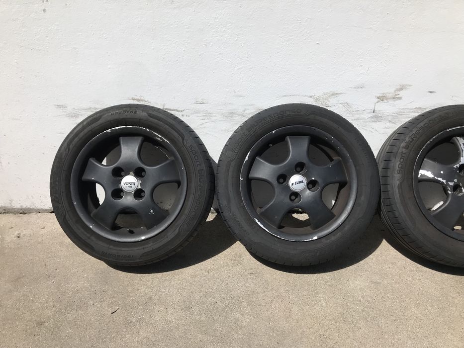Jantes Rial 15 4x108 originais com pneus
