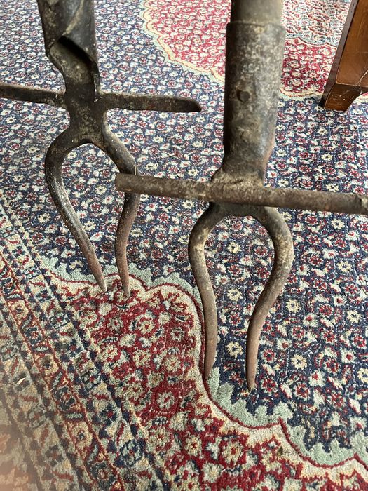 Stare kute widły do buraków wraz z trzonkiem