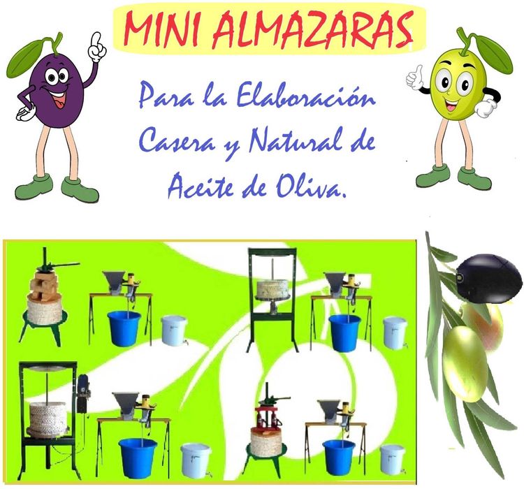 Moinho para fazer seu próprio azeite