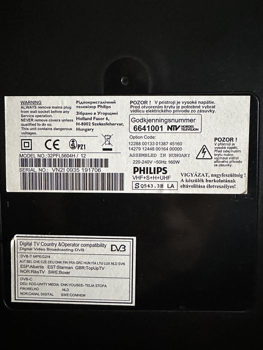 Vendo tv lcd phillips 32”