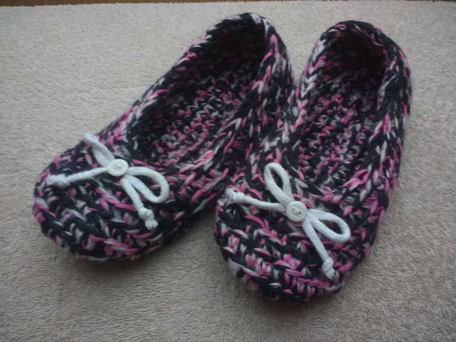 s u p e r o w e  balerinki na szydełku/ hand made