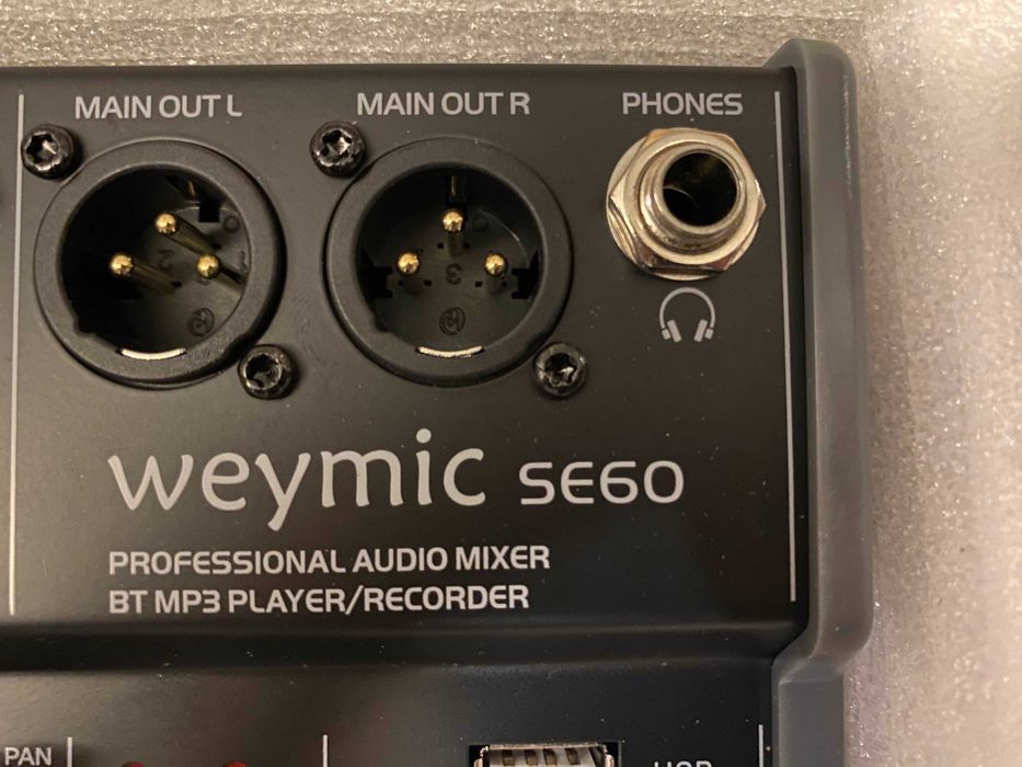 Weymic SE-60 profesjonalny mikser USB XLR Bluetooth