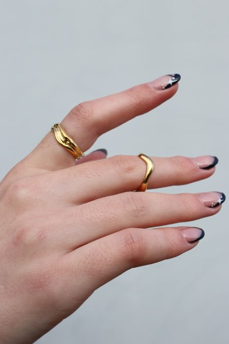 Anéis ajustáveis ao dedo aço inox