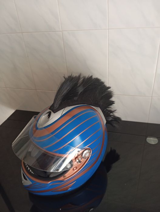 Mohawk para capacete