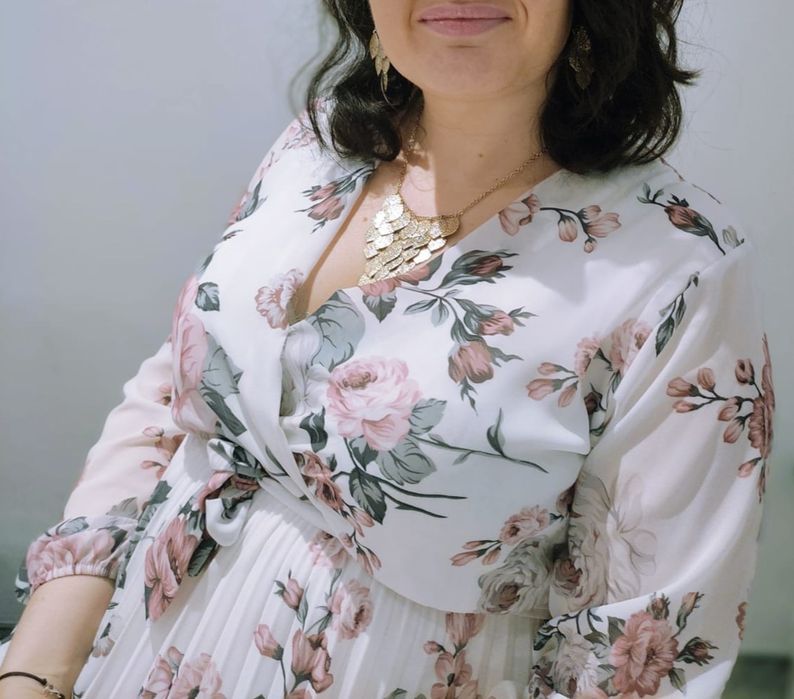 Sukienka w kwiaty, roz. 38-44