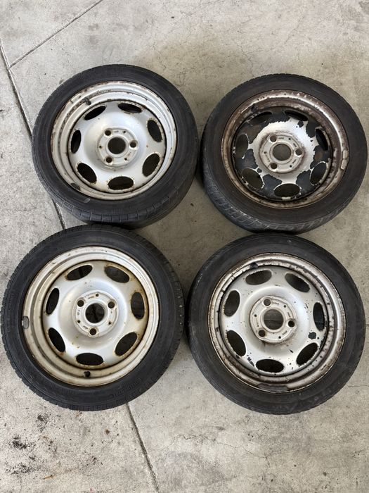 Jantes Ferro Originais Smart Fortwo 451 (15" 3 Furos) com Pneus