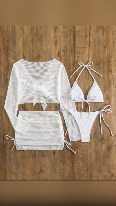 Жіночий купальник  4 в 1, шикарний роздільний купальник,