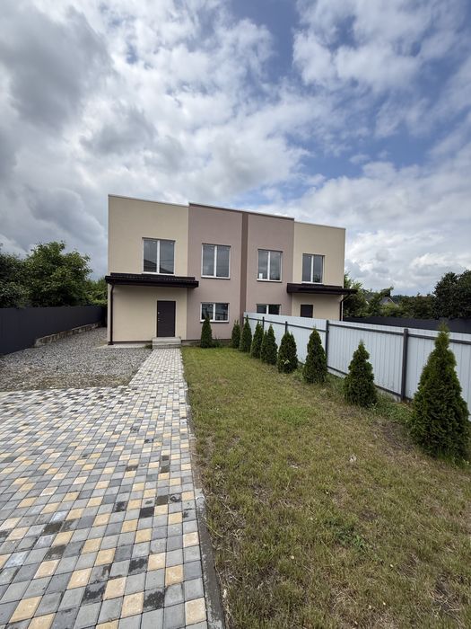Дуплекс в Бучі ЧИСТОВА ШТУКАТУРКА, велика ділянка