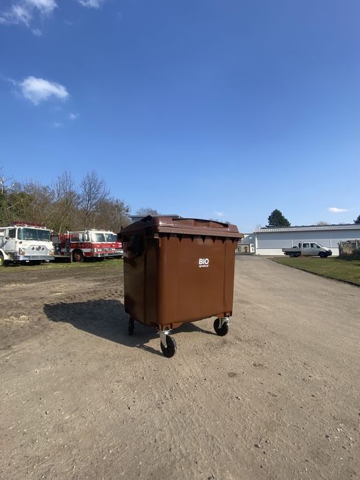 Pojemnik kosz kubeł śmietnik 1100l na bio odpady zielone eko śmieci
