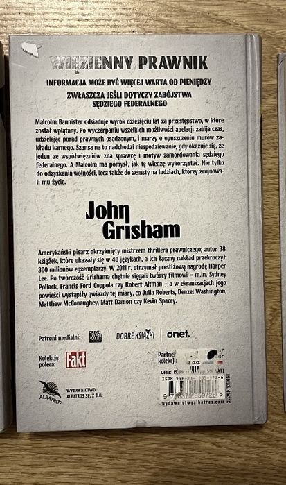 John Grisham Więzienny Prawnik