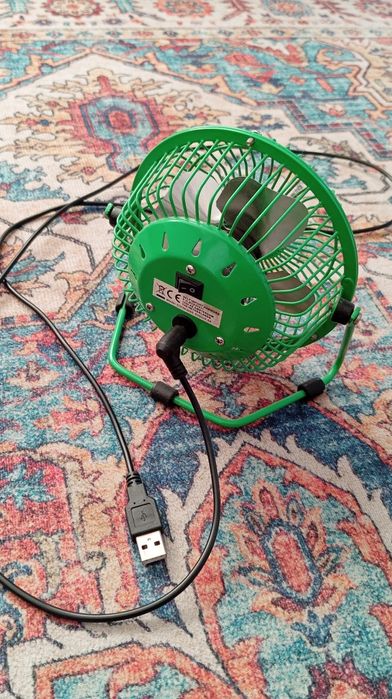 Wiatrak wentylator USB Mały 13cm