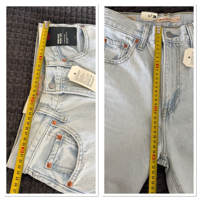 Джинси джинсы Levi’s ribcage wide leg 25р.