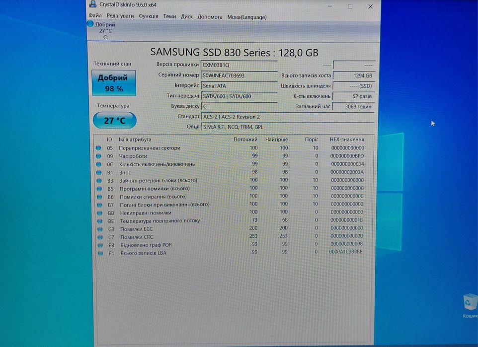 Ноутбук Lenovo 15.6Fhd/i5/8gb/ssd/акб 5 годин