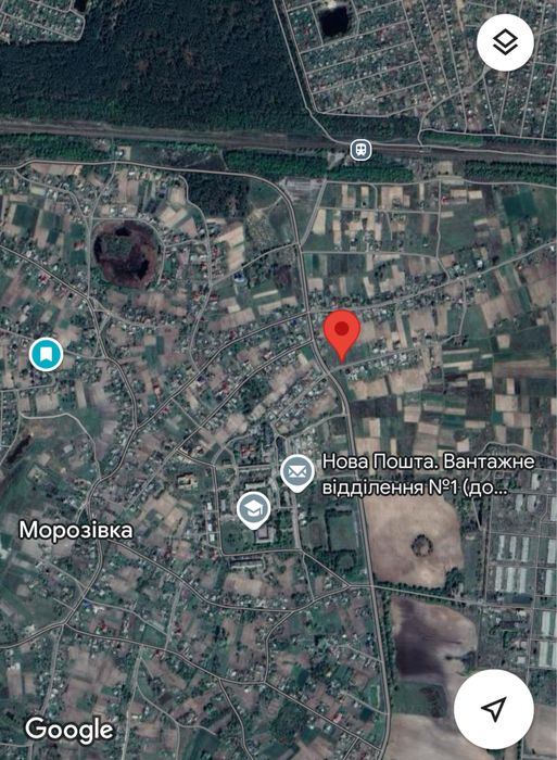 Продам ділянку 18,5 соток у центрі с.Морозівка