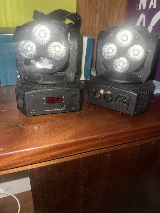 3 moving heads Ibiza Light LMH-MINIWASH